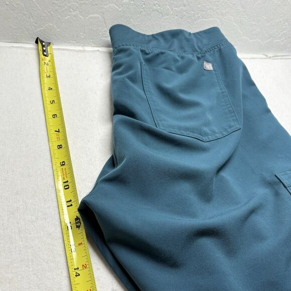 FIGS Women Zamora Scrub Pants Teal Size XL Jogger Nurse Medical Hospital 39-1 - Picture 10 of 11
